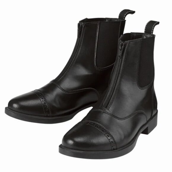 Kids Paddock Boots Size 2 Black - Picture 1 of 7
